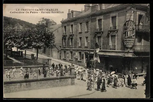 AK Le Creusot-Saint-Charles. Maison Boutillon, Ortspartie