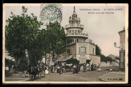 AK Châtillon /Seine, La Tour Biret, Rendez-vous des Familles