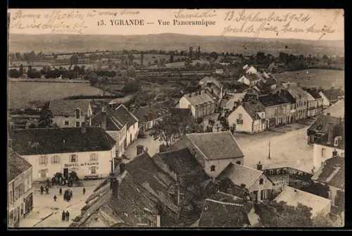 AK Ygrande, Vue Panoramique