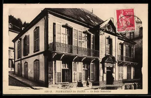 AK Plombières-les-Bains, Le Bain Stanislas
