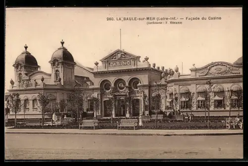 AK La Baule-sur-Mer /Loire-Inf., Facade du Casino