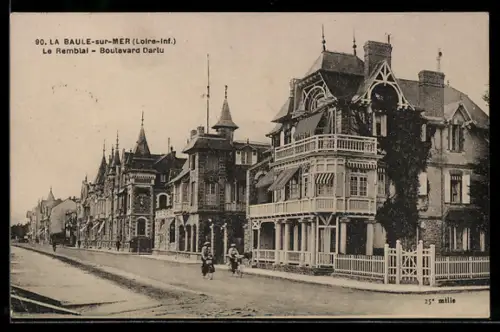 AK La Baule-sur-Mer /Loire-Inf., Le Remplai, Boulevard Darlu