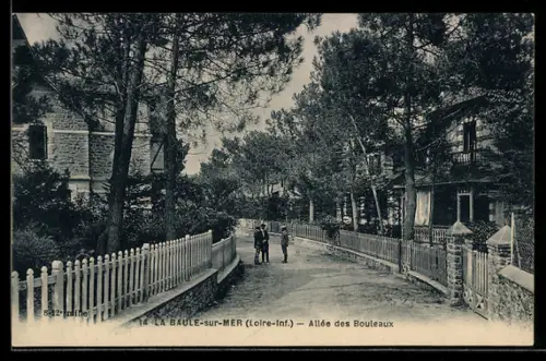 AK La Baule-sur-Mer /Loire-Inf., Allée des Bouleaux