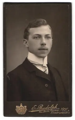 Fotografie E. Rudolph, Hof, Altstadt-Lorenzstr. 3, Porträt des Herrn Julius Kern