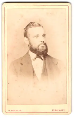 Fotografie J. Pilartz, Bad Kissingen, Porträt des Herrn Karl Fuchs