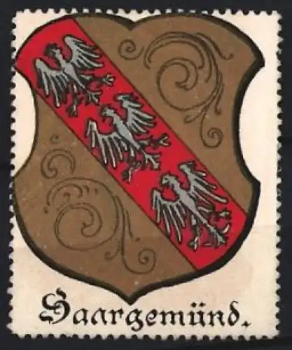 Reklamemarke Saargemünd, Stadtwappen