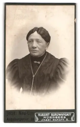 Fotografie Robert Borowansky, Nürnberg, Insel Schütt 5, Portrait einer Frau