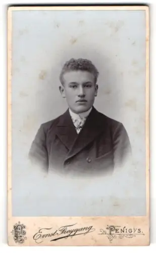 Fotografie Ernst Freygang, Penig, Brüderstrasse, Porträt von Herr Graschen