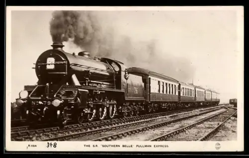 AK The Southern Railway Southern Belle Pullmann Express, englische Eisenbahn