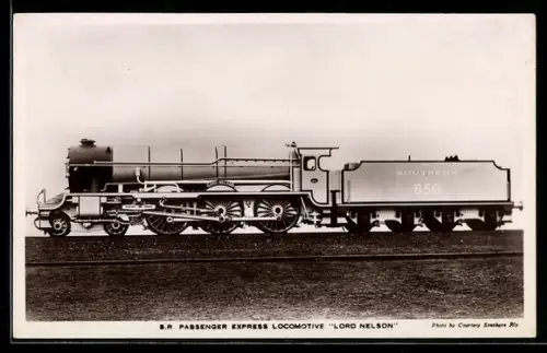 AK Southern Railway Passenger Express Locomotive Lord Nelson, No. 850, englische Eisenbahn