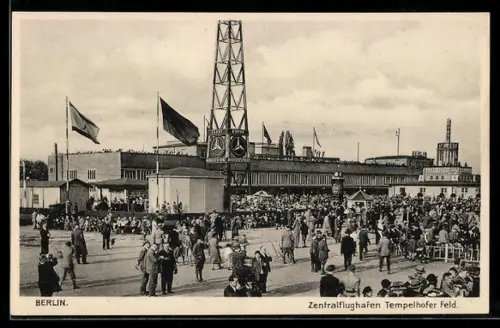AK Berlin, Zentralflughafen Tempelhofer Feld
