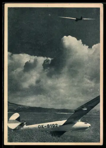 AK Segelflugzeuge am Boden und in der Luft