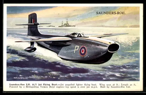 AK Saunders-Roe S.R. A/1 Jet Flying Boat