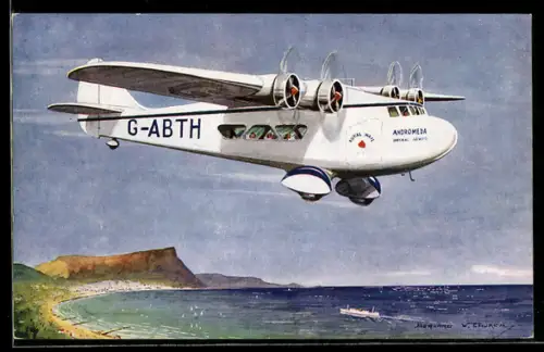 AK Andromeda Imperial Airways Monoplane the Atlanta class