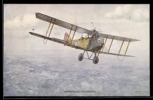 AK Britisches Auflärungs- und Bomberflugzeug Armstrong Whitworth