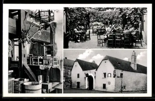 AK Wien, Heiligenstadt, Gasthaus von Franz Mayer, Pfarrplatz 2