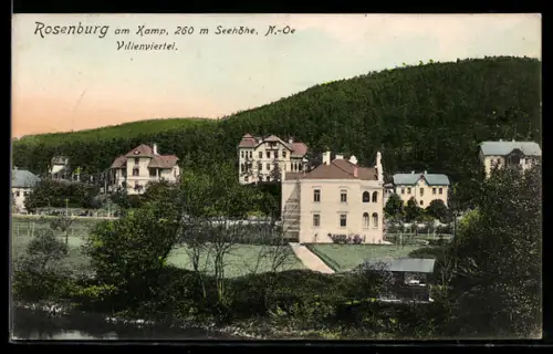 AK Rosenburg am Kamp, Villenviertel
