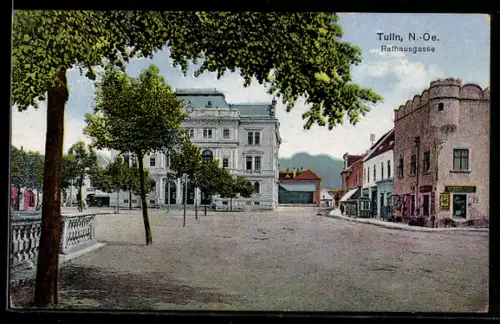 AK Tulln /N.-Oe., Rathausgasse