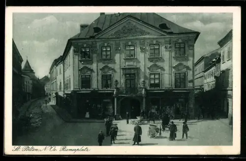 AK St. Pölten /N.-Ö., Riemerplatz