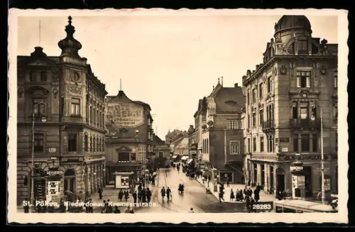 AK St. Pölten /Niederdonau, Kremserstrasse