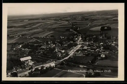 AK Altheim /O.-Ö., Fliegeraufnahme