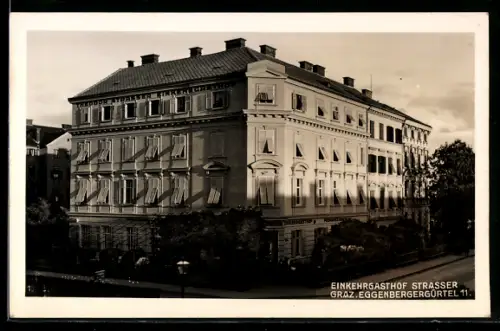 AK Graz, Einkehrgasthof Strasser, Eggenberger Gürtel 11