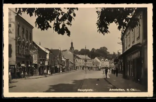 AK Amstetten /N.-Ö., Hauptplatz
