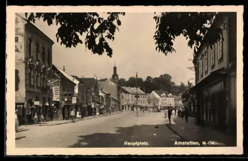 AK Amstetten /N.-Ö., Hauptplatz