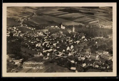 AK Allentsteig /N. D., Fliegeraufnahme