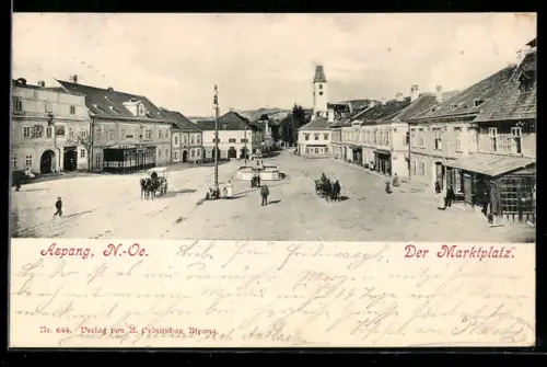 AK Aspang /N.-Ö., Marktplatz