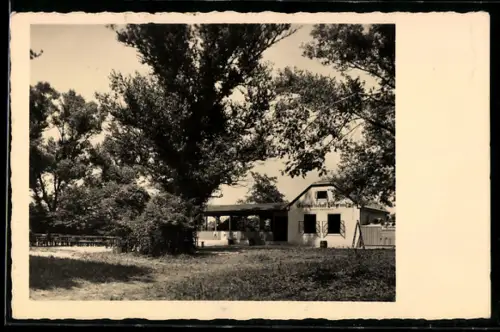 AK Wien, Donaustadt, Gasthaus Lobgrund, Bes. Josef Henzele