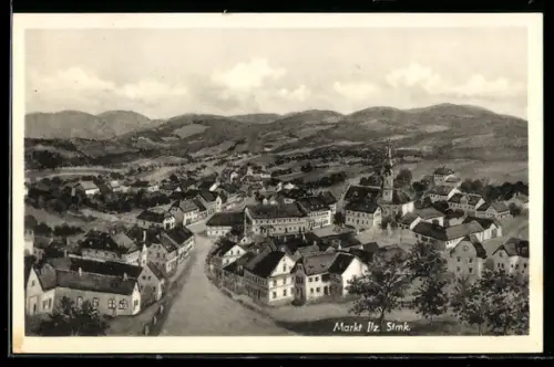 AK Ilz /Stmk., Panorama mit Kirche