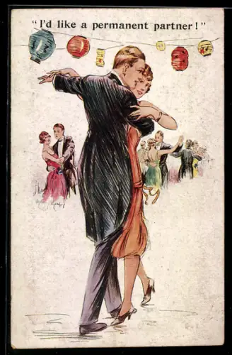 AK Paare beim Tanz auf einer Feier