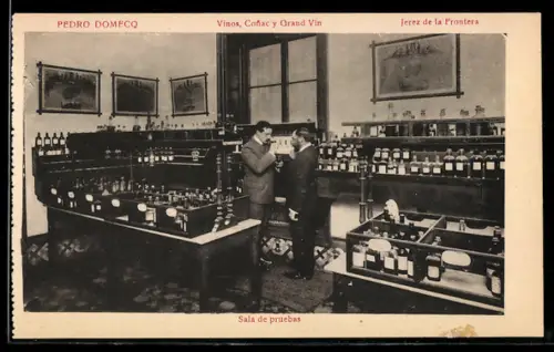 AK Jerez de la Frontera, Sala de pruebas, Vinos, Conac y Grand Vin