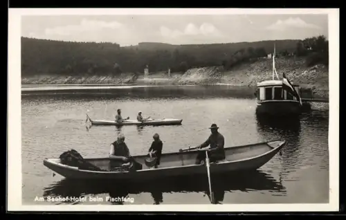 AK Fischfang beim Seehof-Hotel, Ruderboote