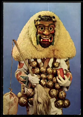 AK Mythologische Figur der Ahland mit Glocken