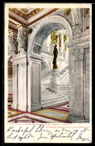 AK North Staircase in the Central Stair Hall in the Library of Congress