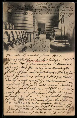 AK E. Cusenier & Co., Château de Solencon, Cognac