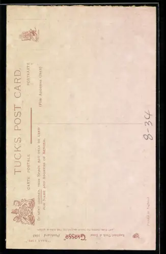 AK Alte Dame an einem Spinnrad