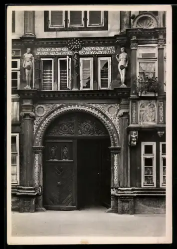 AK Lemgo, Eingang des Hexenbürgermeisterhauses