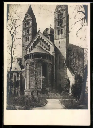 Foto-AK Deutscher Kunstverlag, Nr. Sp 4: Speyer, Dom, Aussenansicht mit Chor