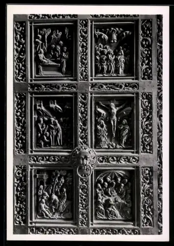 Foto-AK Deutscher Kunstverlag, Nr. 13: Konstanz, Westportal im Münster