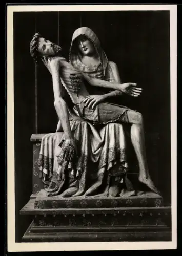 Foto-AK Deutscher Kunstverlag, Nr. 10: Wetzlar, Vesperbild, geschaffen um 1360