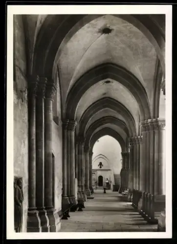 Foto-AK Deutscher Kunstverlag: Naumburg, Nördliches Seitenschiff im Dom