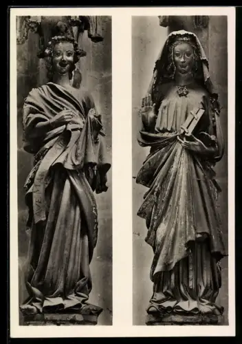 Foto-AK Deutscher Kunstverlag, Nr. 36: Regensburg, Dom, Die Verkündigung