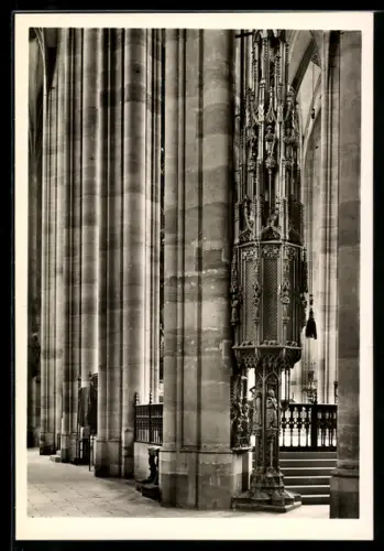 Foto-AK Deutscher Kunstverlag, Nr. A 3: Dinkelsbühl, St. Georg, Sakramentshäuschen