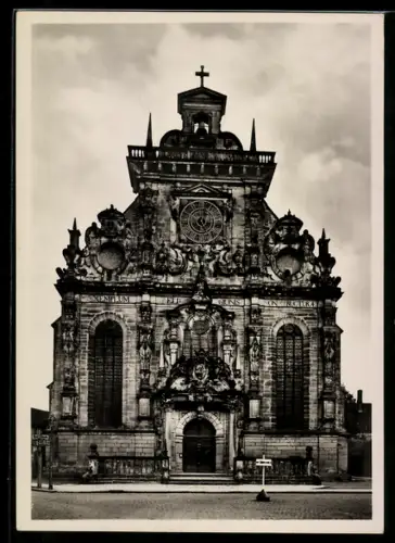 Foto-AK Deutscher Kunstverlag, Nr. 1: Bückeburg, Lutherische Kirche, Westfassade