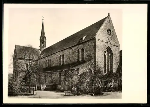 AK Loccum, Blick auf ehem. Zisterzienserkloster von Nordwest