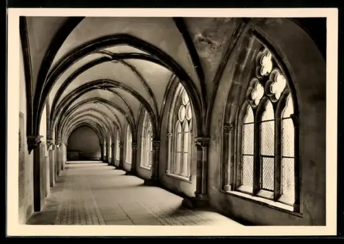 Foto-AK Deutscher Kunstverlag, NR: 22, Loccum, Ehem. Zisterzienserkloster, Kreuzgang