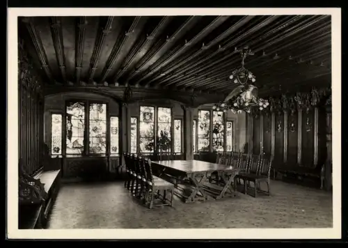 Foto-AK Deutscher Kunstverlag, Nr. 11: Ueberlingen, Ratssaal im Rathaus von Jacob Ruess